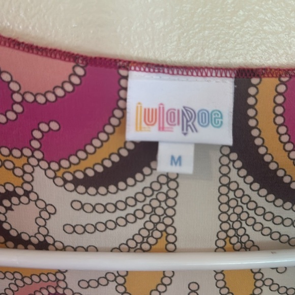 Lularoe Kimono Cardigan Size Medium Multicolor Open Front Flowy Relaxed Fit - Picture 7 of 12